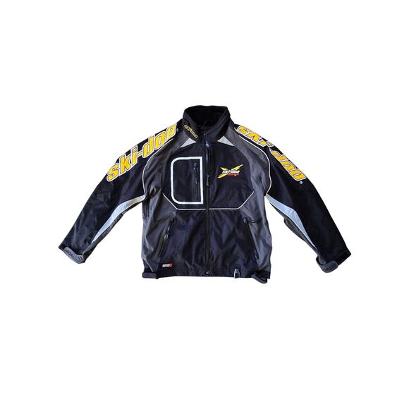 Ski-doo Other - Ski-Doo Team BRP Snowmobile Racing Winter Jacket Size Men's Medium Black/Yellow